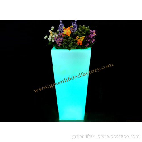 Fashionable Large LED Flower Pot, Big PE LED Flower Pots